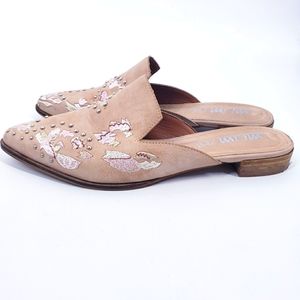 Mi.iM Miranda Rose Floral Embroidered Mule Size 8